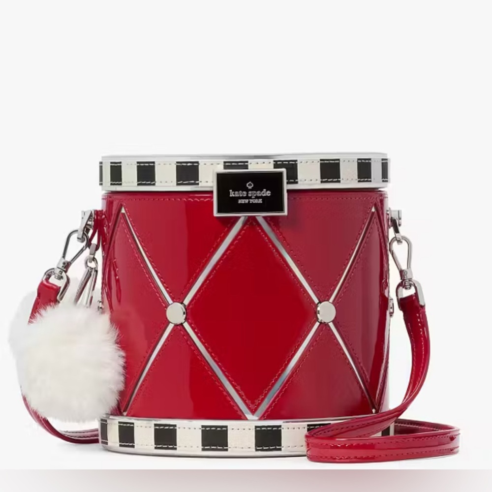 KATE SPADE OH WHAT FUN TOY STORE 3D DRUM CROSSBODY